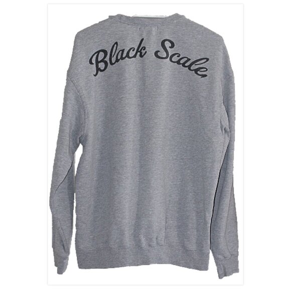 BLACK SCALE Mens Indian Head Sweatshirt, Streetwear + Snowboarding - Grey, sz XL - Picture 2 of 10